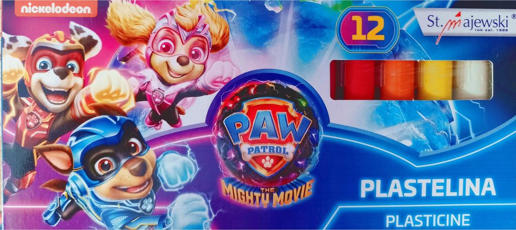 PLASTELINE 12 Farben PSI PATROL