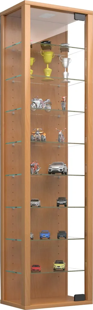 VCM Stano Maxi Armoire d'affichage murale - Vitrine de collection 115cm