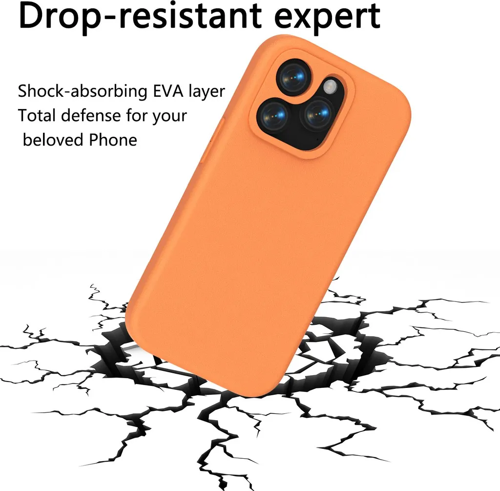 Custodia iPhone 13 Pro Max Arancione: Protezione EVA per Sport e Outdoor - 5