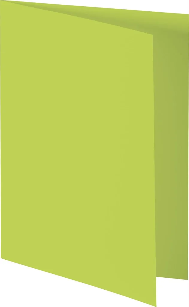 Carte pliée B6 vert pomme Heyda 211425044 en papier rigide de qualité