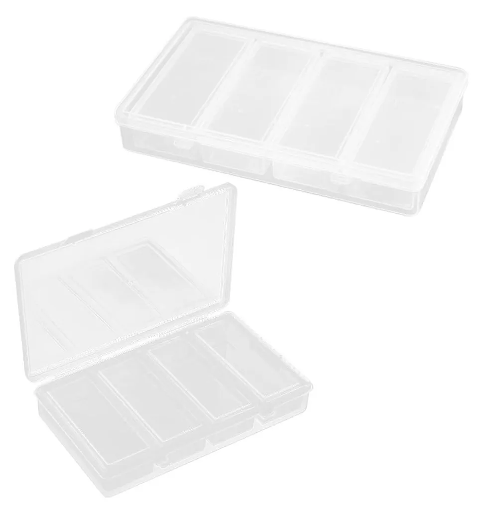 Mallette de Rangement pour Perles et Accessoires Nail Art Lot de 2