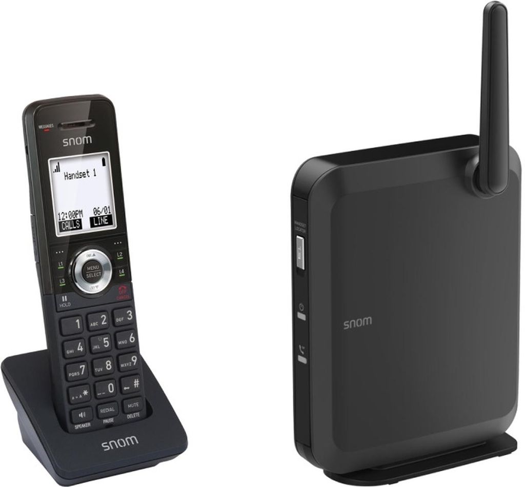 Snom 110 SC DECT Bundle, Telefon w systemie DECT, Zestaw Zdjęcie produktu 