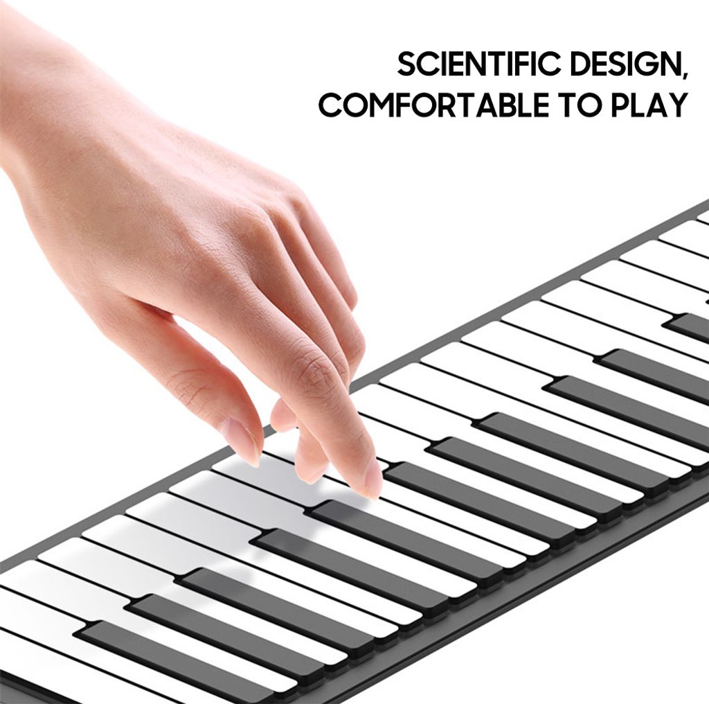 Rolovací piano se 49 klávesami a integrovaným Obrázek produktu 8