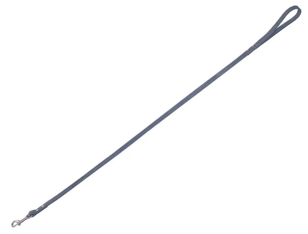 Nobby TABIL Guinzaglio Pelle Vintage Grigio - Lusso Quotidiano 100cm