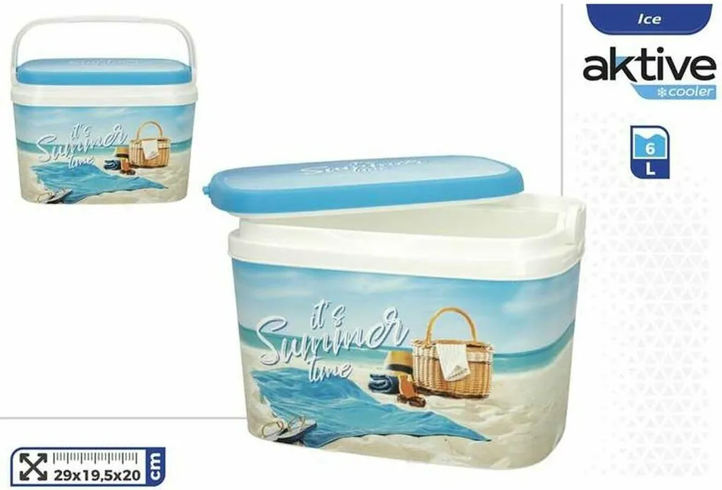 Ghiacciaia Chic Summertime 6L Trasparente | Accessorio Estate Premium