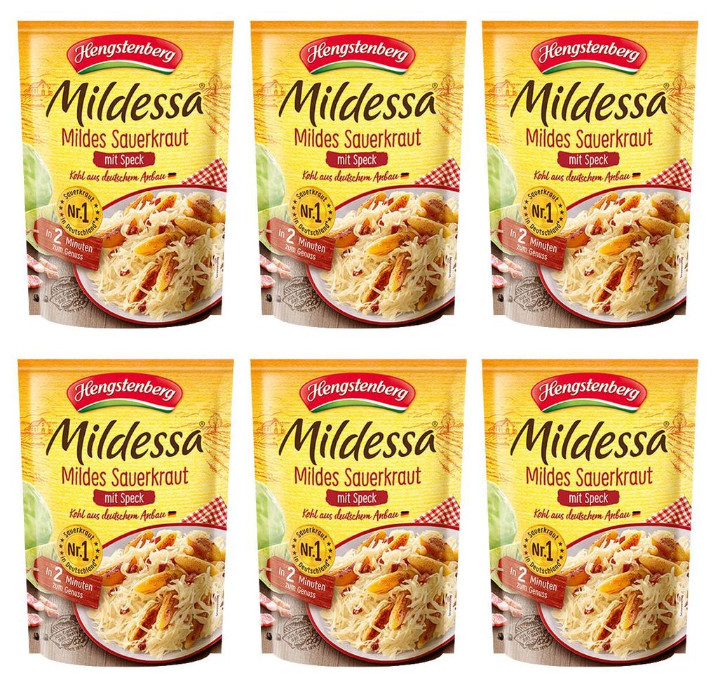 Hengstenberg Mildessa Crauti delicati con pancetta 400g Immagine del prodotto 