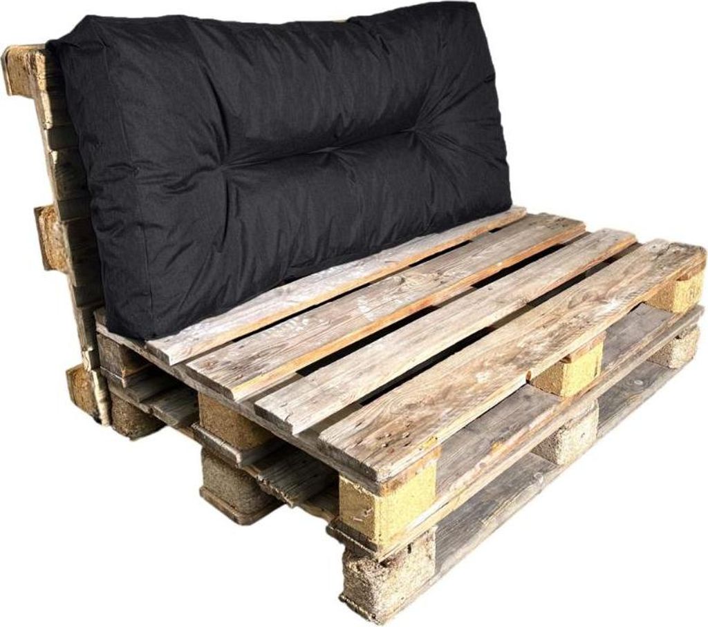 Palettenkissen aus polyester BANANAIR 120x60 cm, schwarz