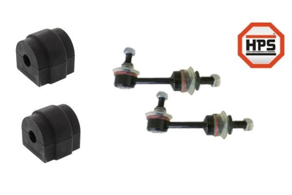 MAPCO 57658HPS Stabilisatorlager Reparatursatz für BMW 5 Limousine (E60) Hinten 13,5mm Gummilager