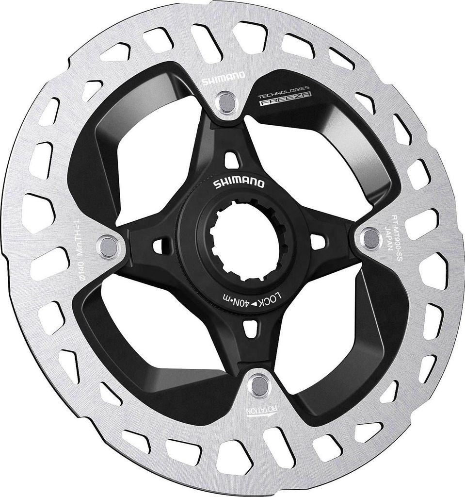Disco de freno Shimano XTR RT-MT900 de 140 mm, sistema de Imagen del producto 