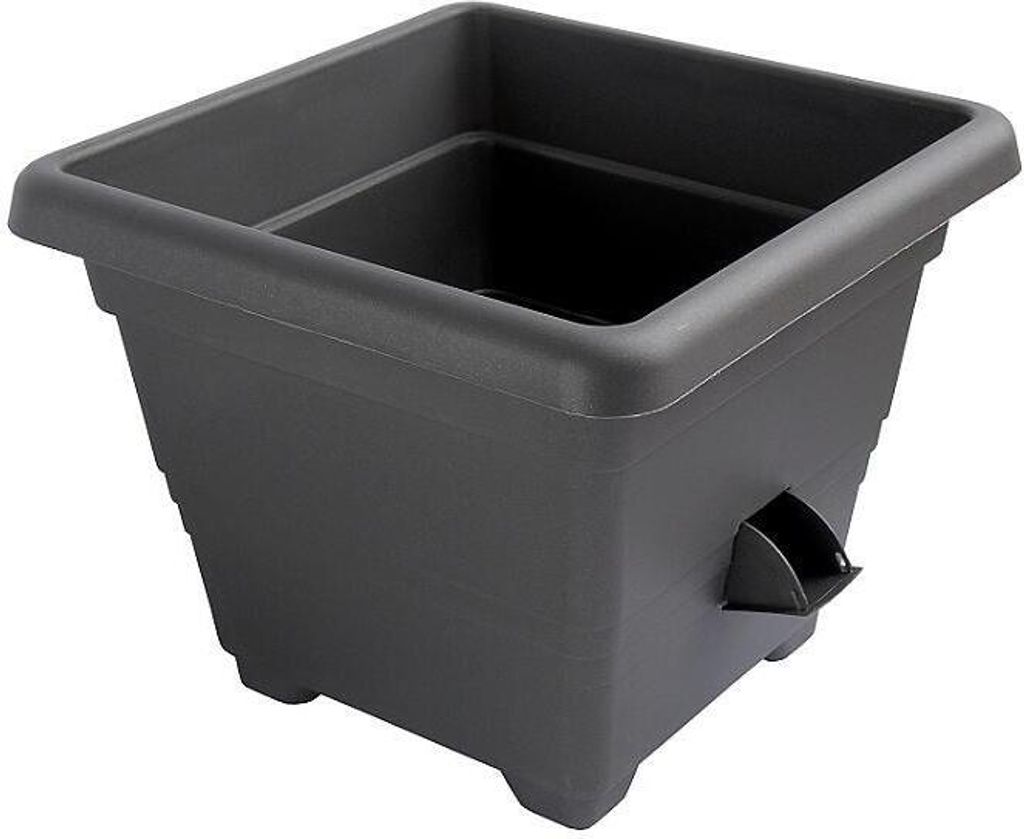Samozavlažovací plastový kvetináč BERGAMOT 25x25x20cm Obrázok produktu 