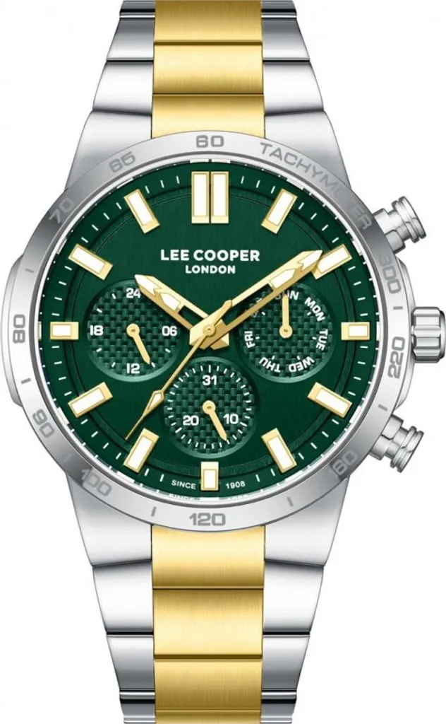 Montre Homme Lee Cooper LC08293.270 Verte : Fiabilité et Style Urbain