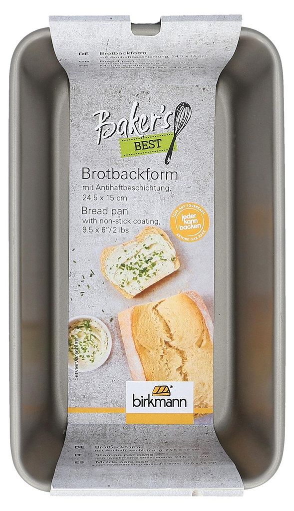 BIRKMANN Brotbackform, L 24,5 x B 15 x H 6,5 cm, Produktbild 