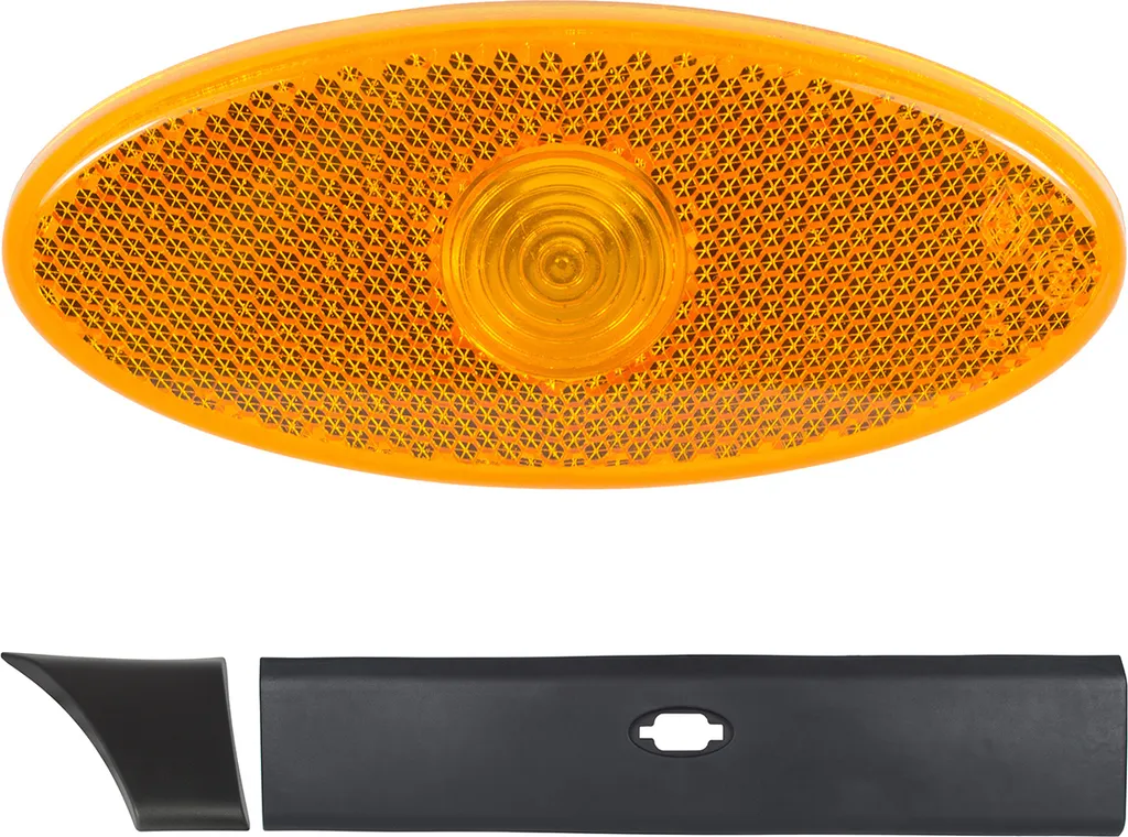Moulure de Porte Droite Robuste en ABS avec Lampe de Signalisation