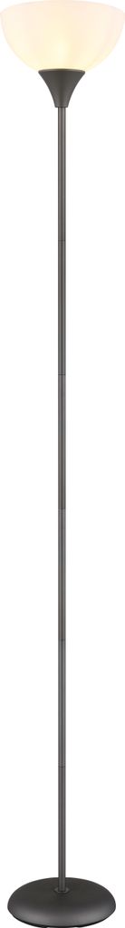 Globo Lighting Stehleuchte Metall titanfarben matt, 1x E27
