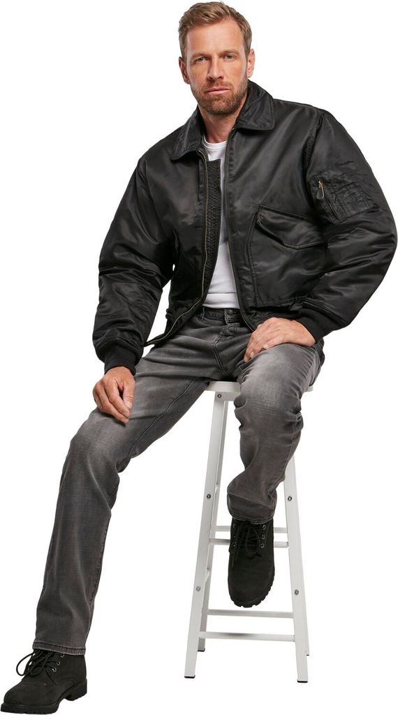 Brandit - CWU BOMBER Flying Jacket black - 6XL Obrázok produktu 5