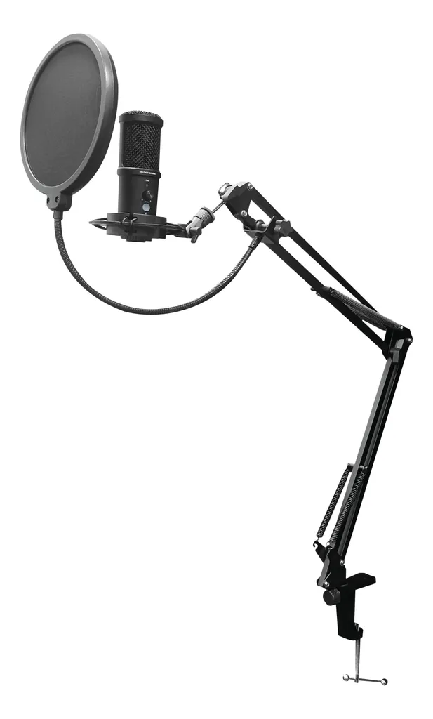 Deltaco Kit Streaming Micro Anneau de Lumière LED et Support Complet - 10