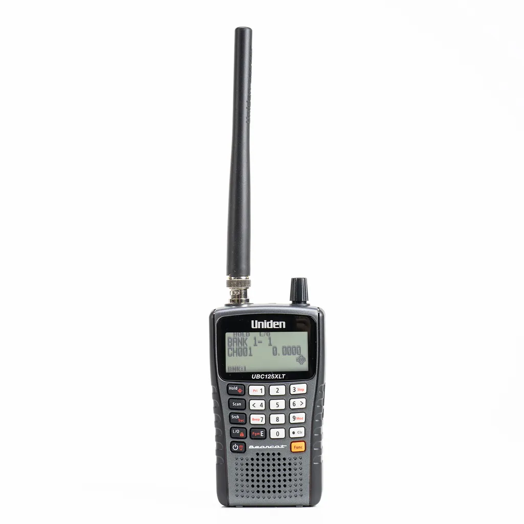 Scanner Radio UBC125XLT 500 Canaux, Close Call et Large Bande VHF UHF