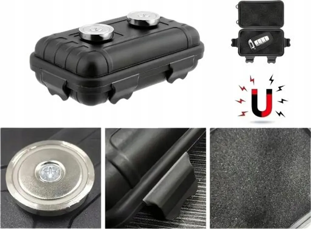 Scatola Magnetica per Auto Potente: Contenitore Sottoscocca Impermeabile