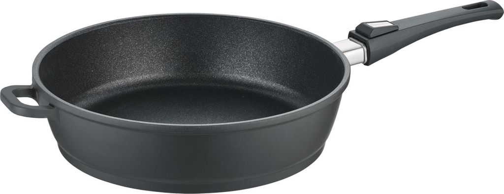 Schmorpfanne 24, 28 oder 32 cm, Aluguss, schwarz - Vario Click