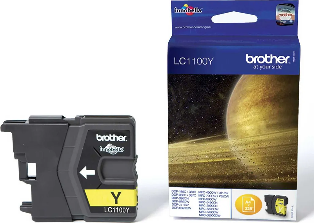 Cartuccia Brother LC-1100Y Giallo: Prestazioni Originali per MFC e DCP