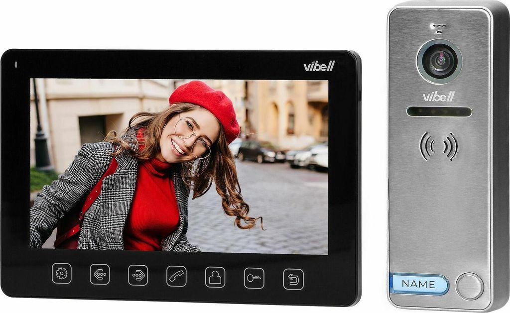Wideodomofon rodzinny Vibell NOVEO ORNO OR-VID-EX-1057/B, Zdjęcie produktu 