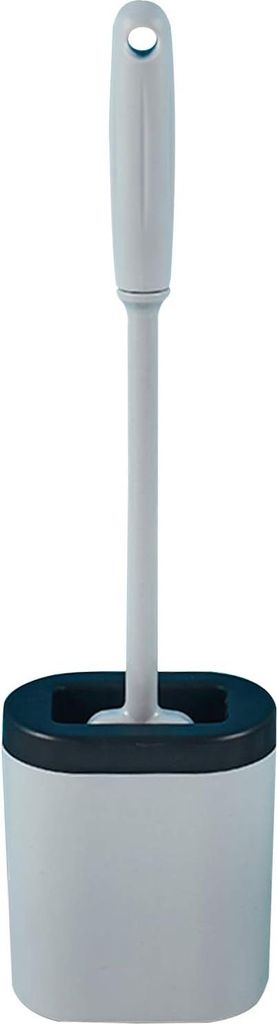 Tropffeste, flache Silikon-Toilettenbürste, Camping-Auto-Toilettenbürste, leicht zu reinigende, ergonomische, flexible, antibakterielle, flache S...
