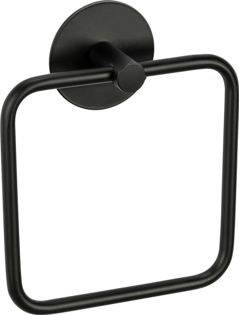 Schöner Wohnen Handtuchring Meleto Schwarz Handtuchhalter Produktbild 