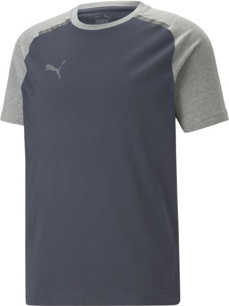 Puma teamCUP Casuals T-Shirt Kinder navy grau Gr 128