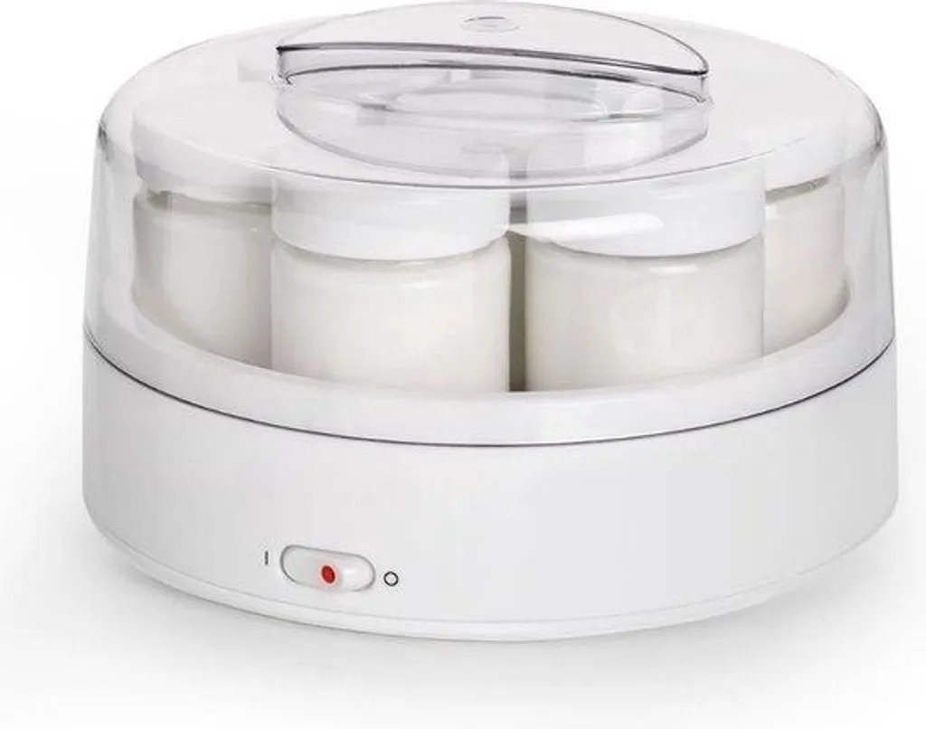 Machine à yaourt grande capacité 1,1L avec 7 pots individuels inclus