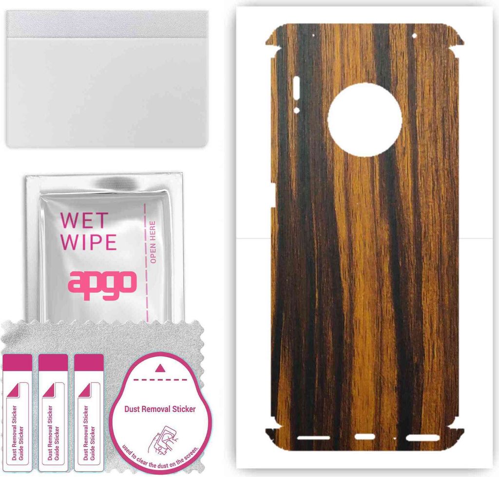 apgo Rückseite + Seiten Schutzfolie, Skin, kompatibel mit Huawei Mate 30 Pro, Hinten Displayschutzfolie aus Vinylfolie, kratzfest, einfache Montag...