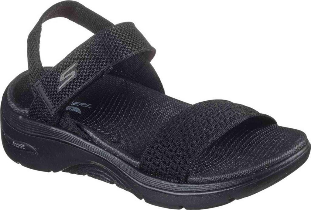 Sandalen Skechers 140874-BBK voor Dames Productafbeelding 