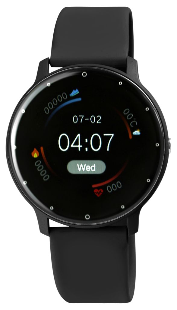 TimeTech Smartwatch mit Silikonarmband