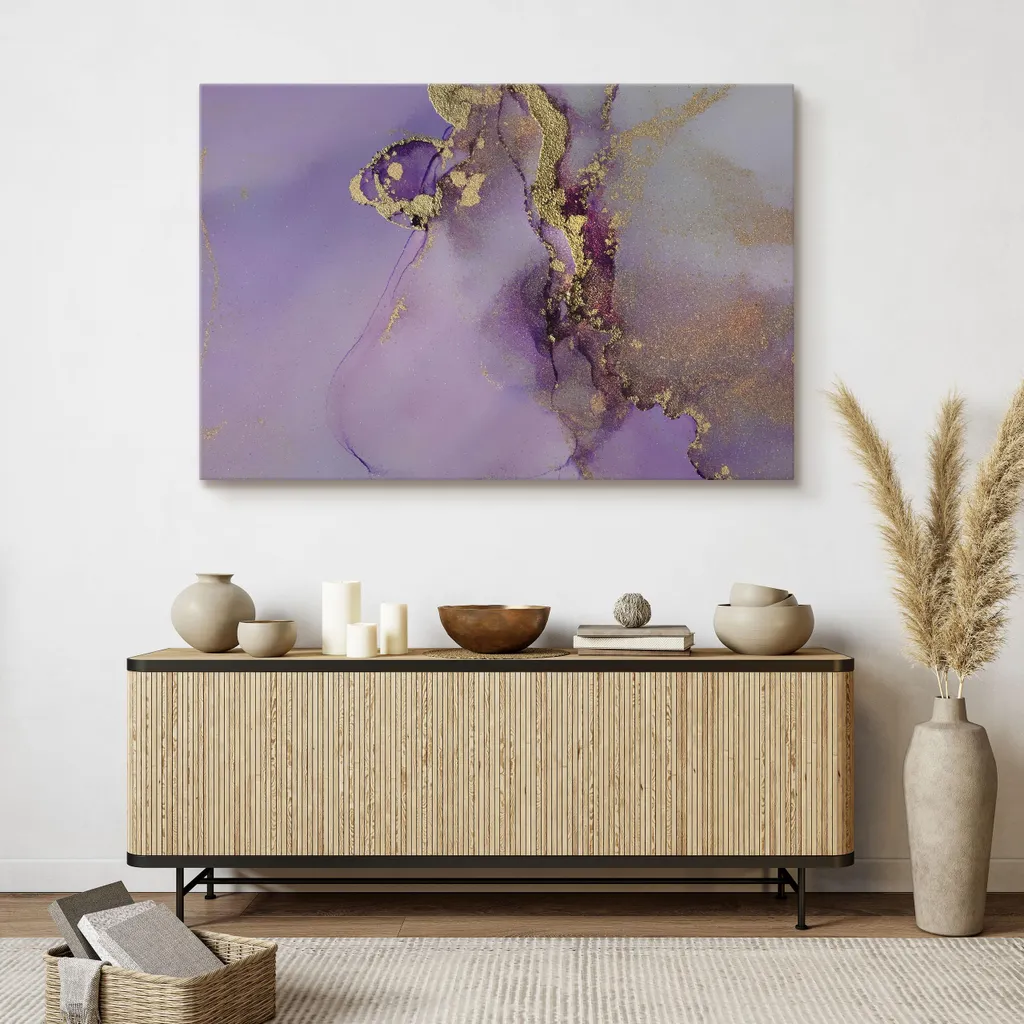 Muralo su tela MARMOR astrazione motivo moderno per soggiorno L. 120cm x H. 80cm - 7