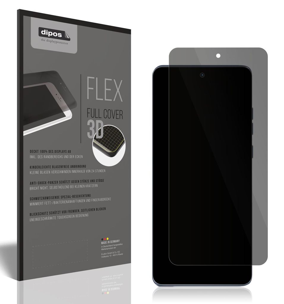 Full Cover Privacy Blickschutzfolie für Motorola Edge 60 Produktbild 