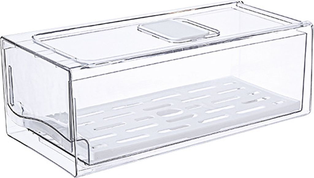 Kühlschrank-Aufbewahrungsbox, lebensmittelecht, BPA-frei, große Kapazität, stapelbar, Gemüse-Kühlschrank-Organizer, Behälter, Küchenbedarf