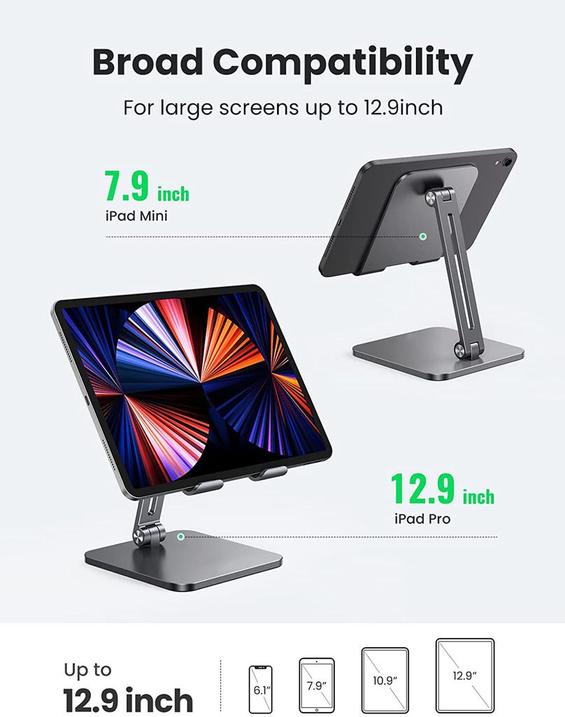 Verstellbarer Tablet-Ständer für iPad, Tablet-Ständer aus Produktbild 6