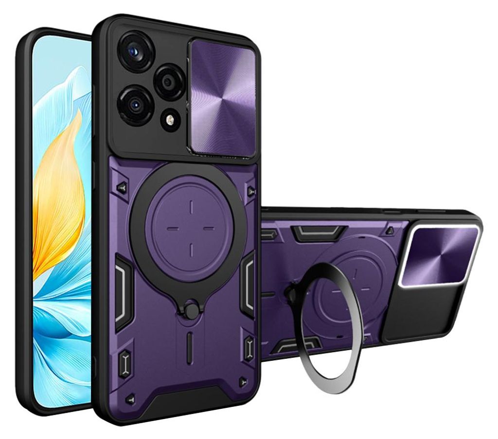 Techsuit CamGuard Pro Back Cover Hülle für HONOR 200 Lite - Lila