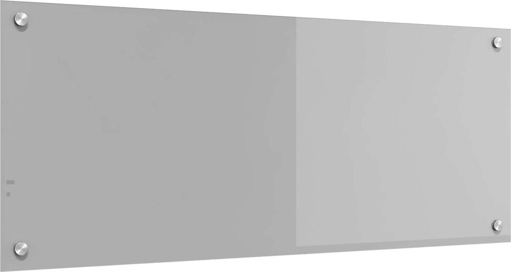 Küchenrückwand Hellgrau 100 x 40 cm Gehärtetes Glas