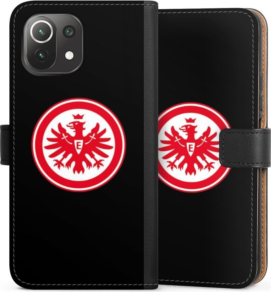 DeinDesign Klapphülle für Xiaomi Mi 11 Lite 5G NE Handytasche Lederhülle Tasche Adler Eintracht Frankfurt SGE