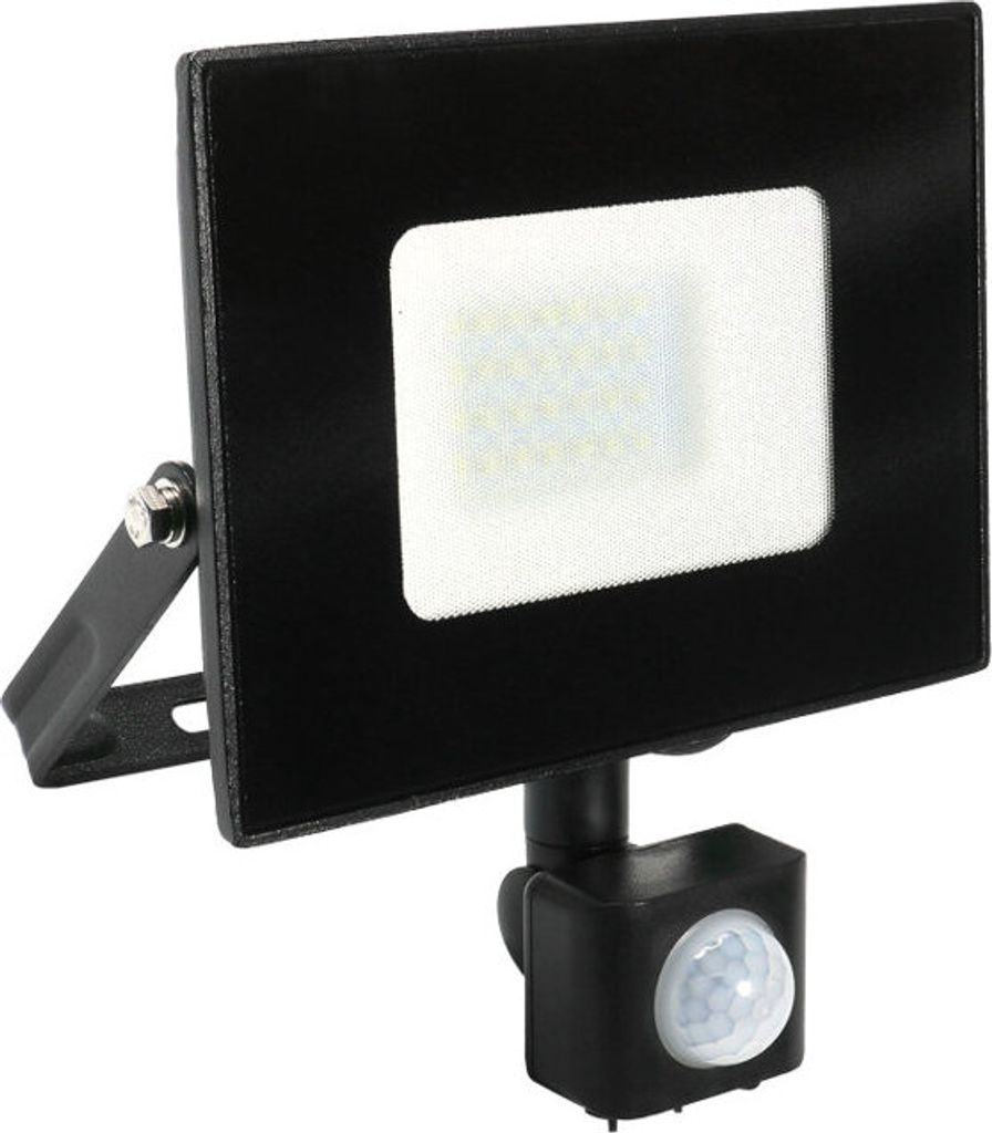 Außenstrahler Strahler ZEDER LED PIR mit Bewegungsmelder 30W 4000K neutralweiß 3040lm IP44 SLI555106 SLIVA