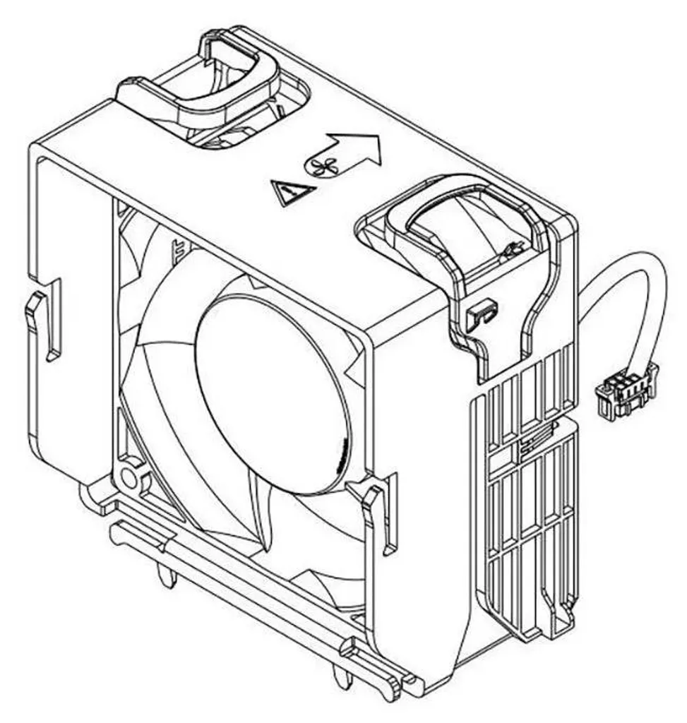 Ventilateur boîtier DELL 121-BBBX pour stabiliser la température de votre PC
