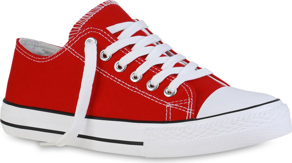 VAN HILL Damen Sneaker Low Bequeme Schnürer Stoff Produktbild 