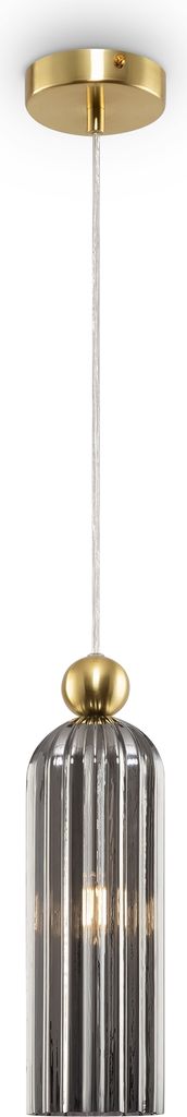 Maytoni Antic Pendelleuchte MOD302PL-01GR 1xE14, Gold, aus Metall und Glas, exkl. Leuchtmittel