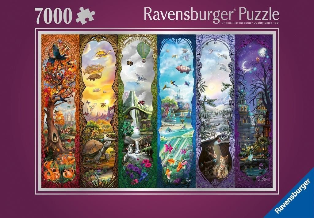 Ravensburger Puzzle Die sechs Portale – 7000 Teile für Produktbild 