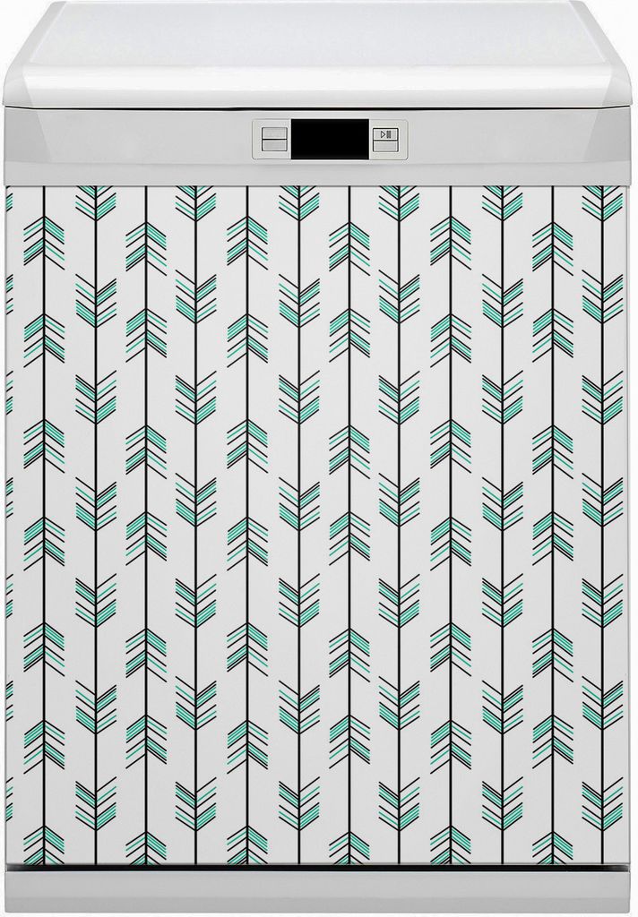 Magnet Folie für Geschirrspüler Magnete Geschirrspüle Magnet für Spülmaschine 60x70 cm Dekor - Pfeile Illustration