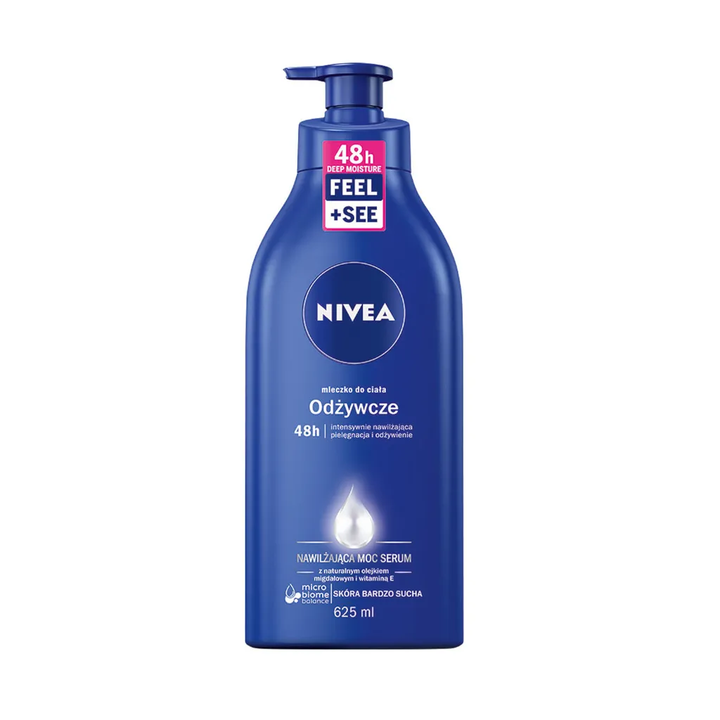 Nivea Latte Corpo Nutriente 625ml con Dosatore | Idratazione 48h