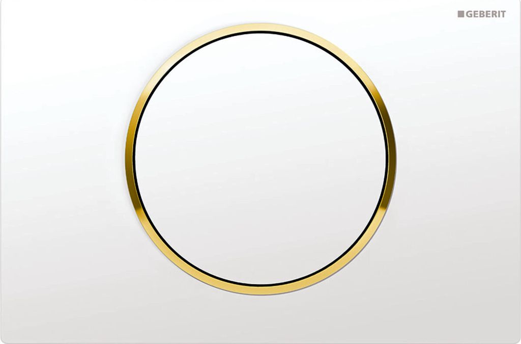 Geberit Sigma10 Betätigungsplatte für Spül-Stopp-Spülung, rund, 115.758.KK.5