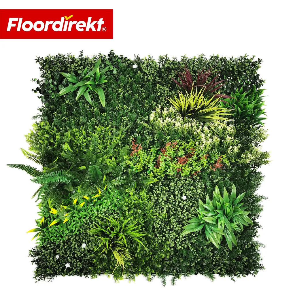Giardino Verticale Artificiale 100x100 Meadow | Decorazione Murale Design