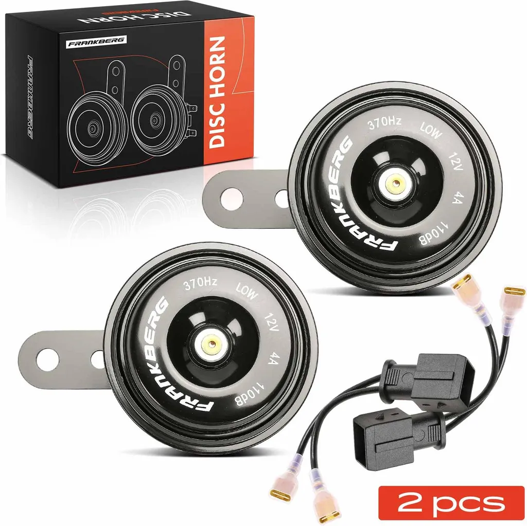 Avertisseur Sonore Double Klaxon 12V pour Citroen C3 DS3 et Fiat 500
