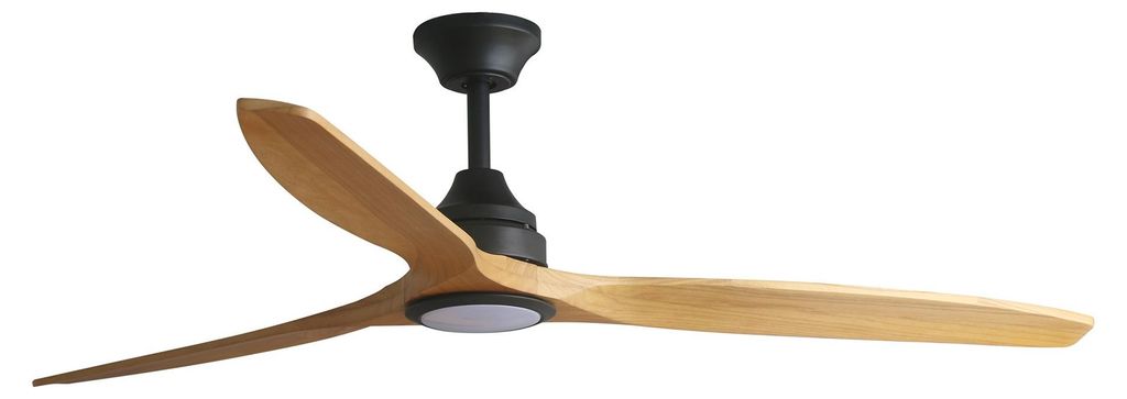 Energiespar Deckenventilator mit LED Beleuchtung und Produktbild 